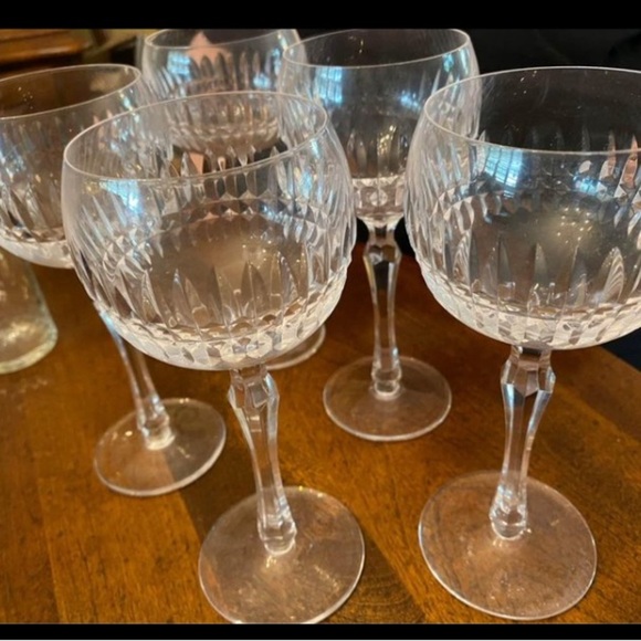 Stemmed Wine Glasses Set of 5 - Picture 2 of 2